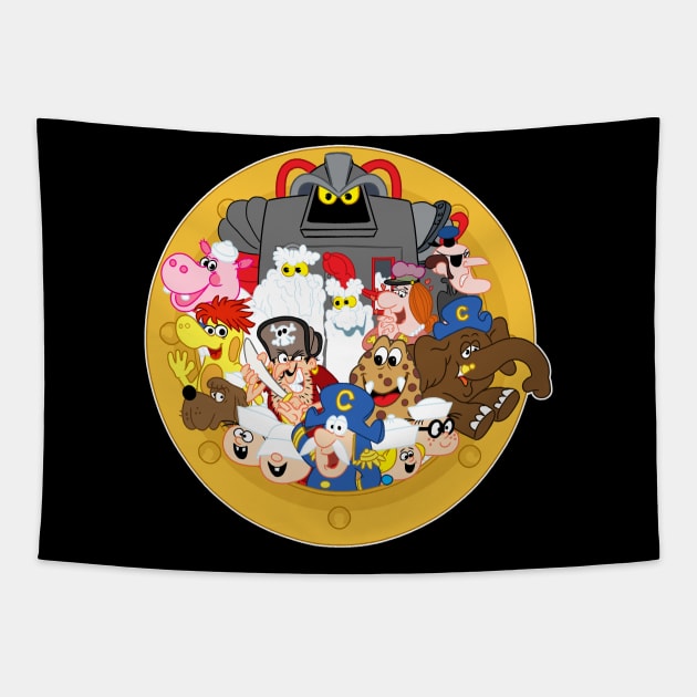 Captain Crunch Tapestry by AlanSchell76