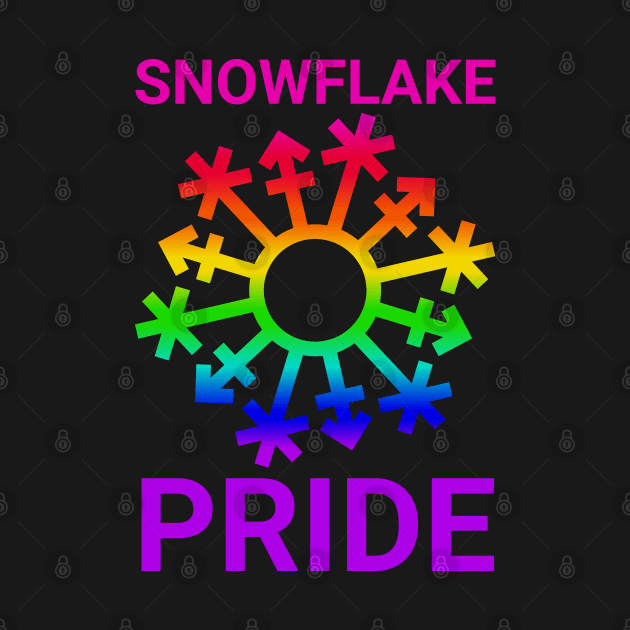 Snowflake Pride - rainbow by GenderConcepts