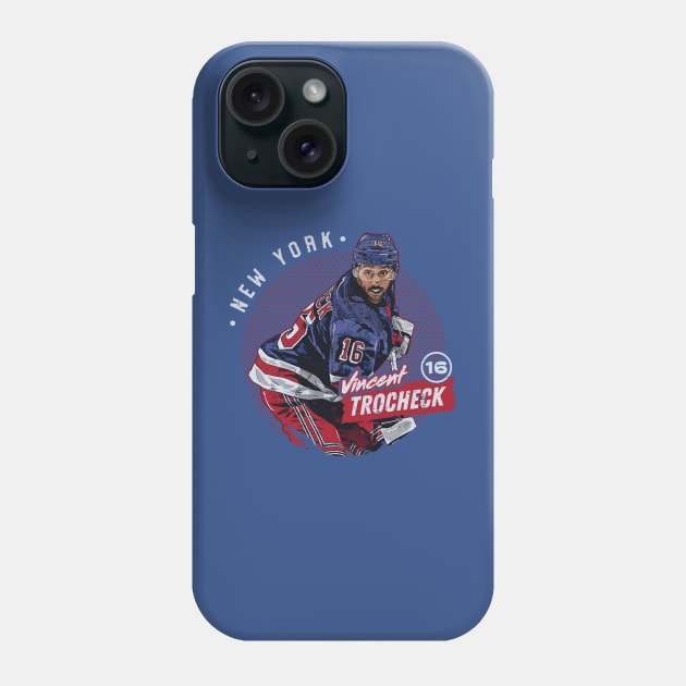 Vincent Trocheck New York R Dots Phone Case by ClarityMacaws