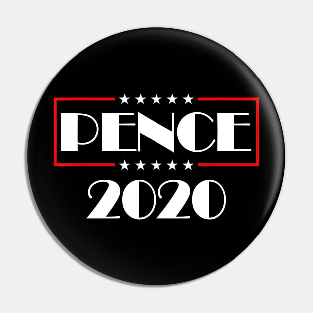 Pence 2020 American Flag Pin by Barnard