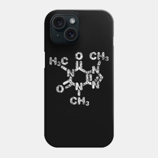 Caffeine molecule Phone Case