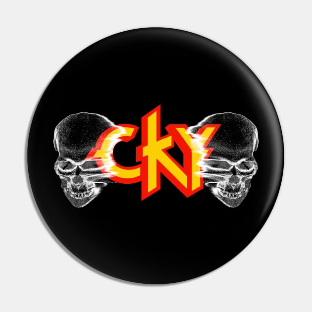 CKY - Skully Fanmade Pin by fuzzdevil