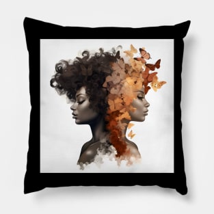 Metamorphosis Illustrate Two Face Pillow