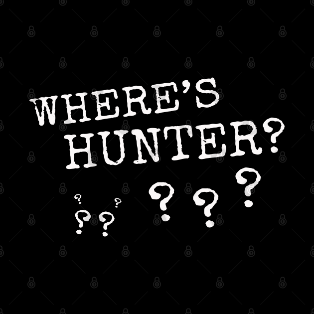 Funny Where's Hunter by Dibble Dabble Designs