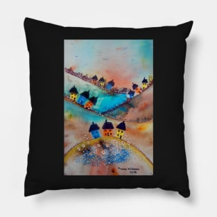 Houses on the Hills Pillow