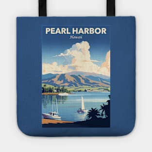 Pearl Harbour Travel Poster Tote