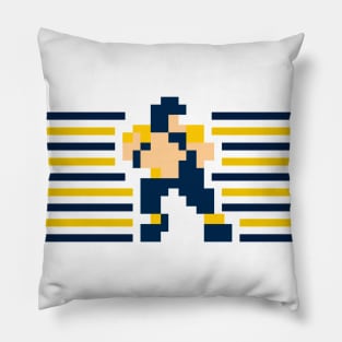 Tecmo QB Stripes - Michigan Pillow