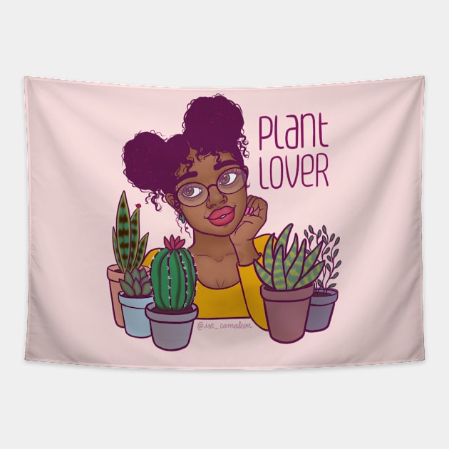 Plant Lover Tapestry by @isedrawing