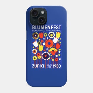 1930 Swiss Flower Show Phone Case