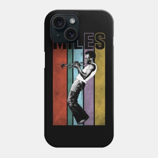 Miles Davis Retro Vintage Stripes Phone Case