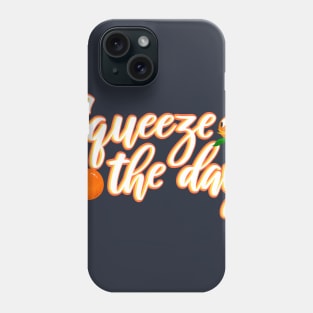 Squeeze the day Orange Bird Phone Case