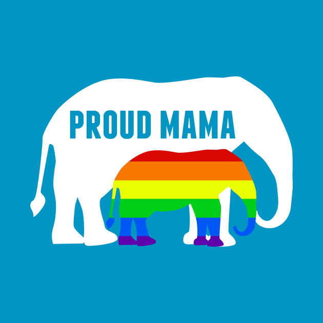 Proud LGBT Mama Elephant by epiclovedesigns