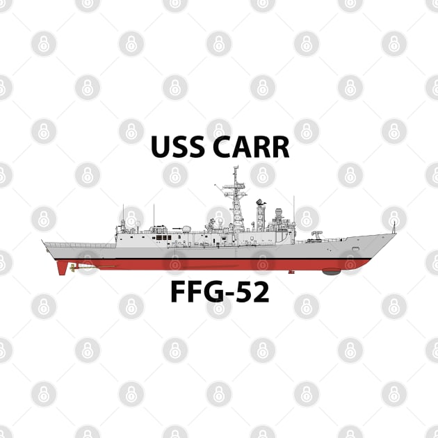 USS CARR - FFG-52 - OH PERRY CLASS by jackdustys