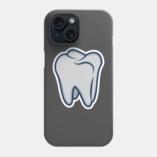 Tooth vector icon illustration. Healthcare and medical objects icon design concept. Dentist tooth object logo design. Phone Case