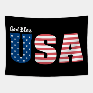 God Bless USA Tapestry