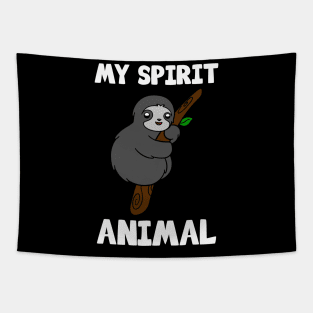 Cute Sloth My Spirit Animal Tapestry