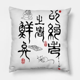 Confucius saying: Restraint Pillow