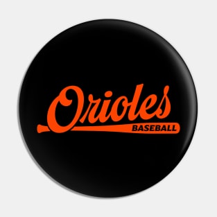 Orioles Baseball Bat Pin