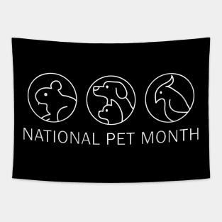 National Pet Month Tapestry