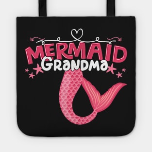 Mermaid Grandma - Girl Birthday Party Gift design Tote