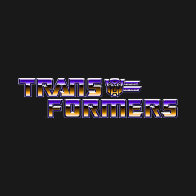 Transformers Font Transformers Logo Long Sleeve TShirt TeePublic