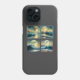 Surf The Moon Phone Case