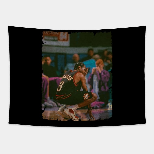 Allen Iverson Tapestry by Wendyshopart