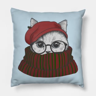 Cozy Christmas Sweater Pillow