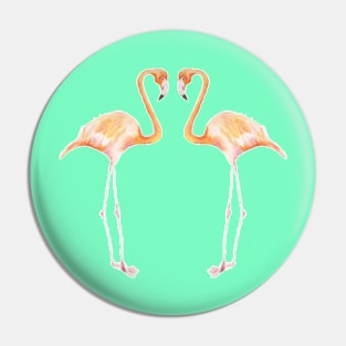 Flamingo Friends Pin