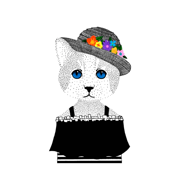 The Staring Cat & The Straw Hat by ACuteTeam