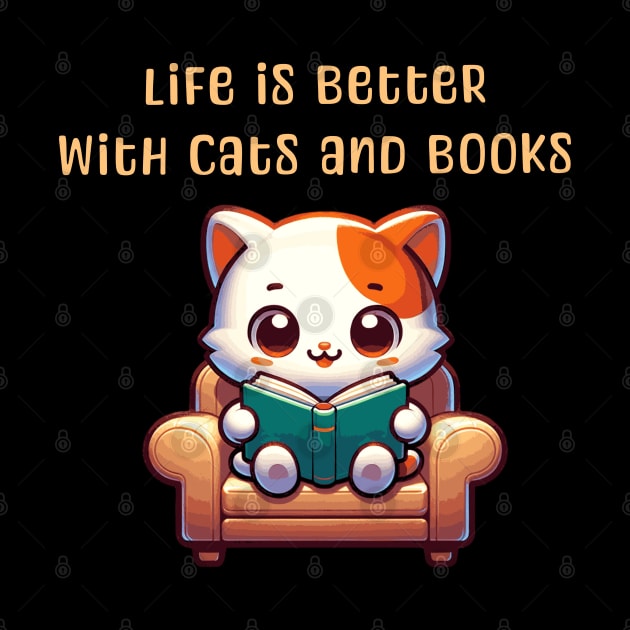 Life is better with cats and books by JoeStylistics