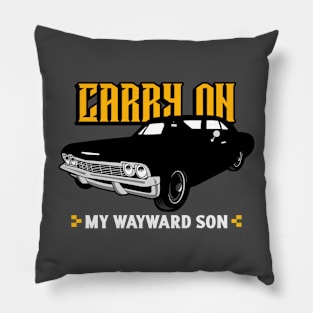 Supernatural Carry On My Wayward Son Baby Pillow