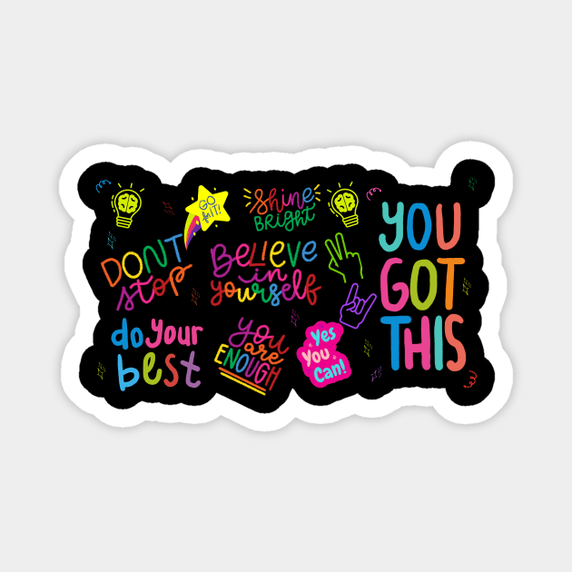 You Can Do It! Magnet by Pouncey House