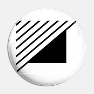 Abstract geometric pattern - black and white. Pin