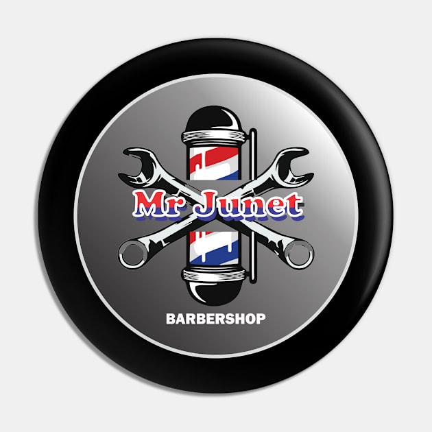 Mr. Junet Barbershop Pin by ManPublic