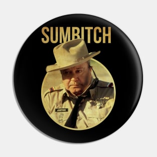 POLICE SUMBITCH JUSTICE BANDIT Pin