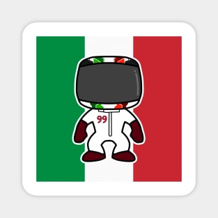 Antonio Giovinazzi Custom Bobblehead - Flag Edition 2021 Season Magnet