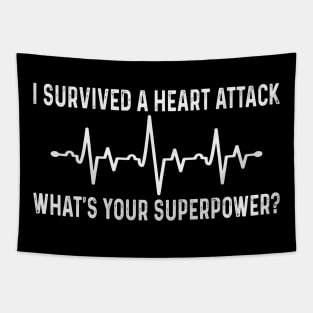 Heart Attack Survivor Funny Heart Surgery Quotes Tapestry