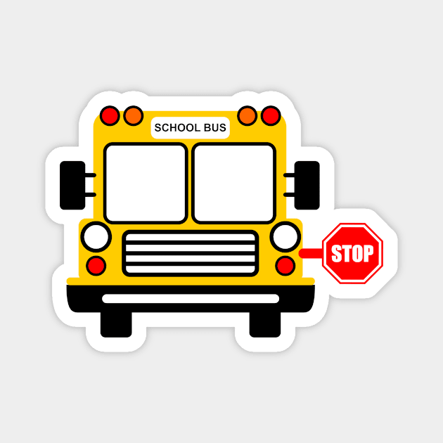 School Bus Driver Magnet by Hastag Pos