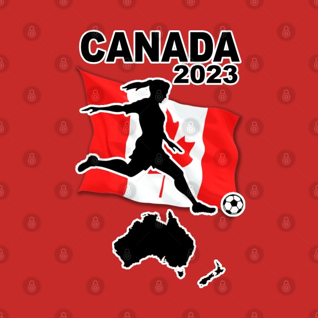 Canadian Womens World Cup Football Soccer Team 2023 by Ireland