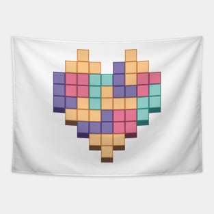 GAME HEART Tapestry