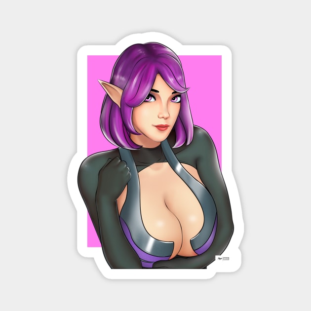 Skye YHWart Magnet by YHWdrawings