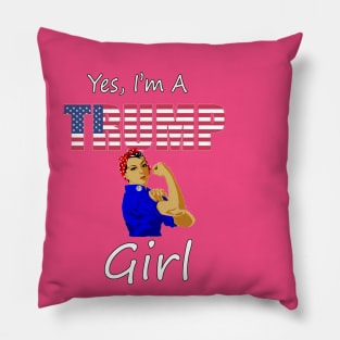 Trump Girl Pillow