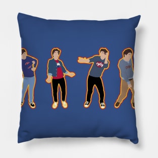 Dancing Silhouette Pillow