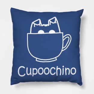 Cupoochino White  Pocket Pillow