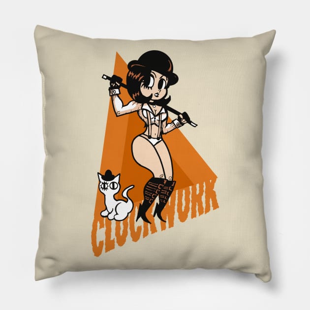 Clockwork! Pillow by edbot5000