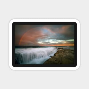 Rainbow sunset Magnet