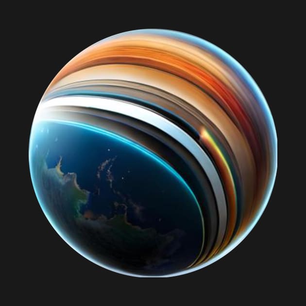 Marble Planets of the  Solar System by EventHorizonX