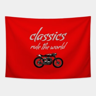 Classic Motorcycles Tapestry