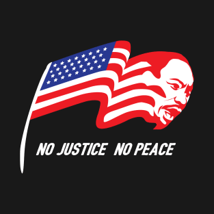 Martin Luther King Jr. American flag symbol T-Shirt